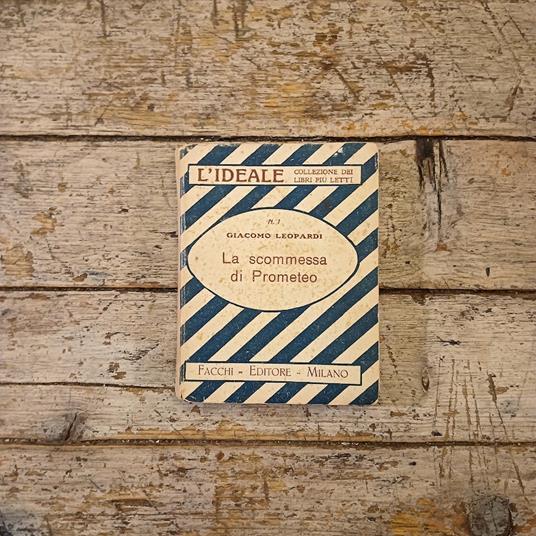 La scommessa di Prometeo - Giacomo Leopardi - copertina