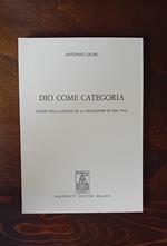 Dio come categoria. Saggio sulla Logique de la Philosophie di Eric Weil