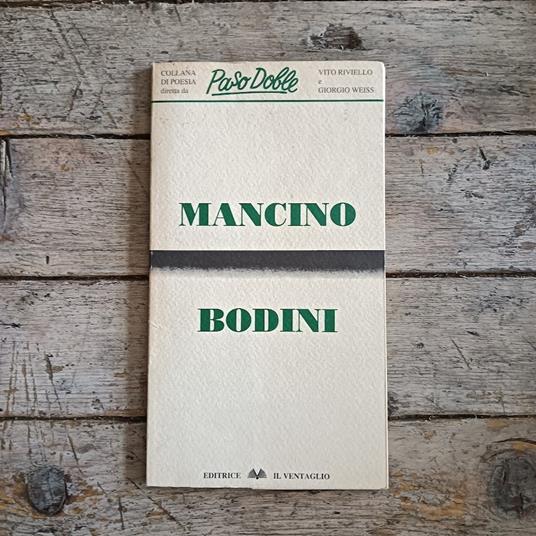 Paso Doble. Mancino - Bodini - copertina
