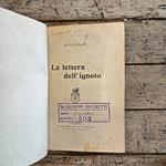La lettera dell'ignoto
