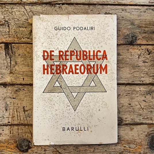 De Republica Hebraeorum - copertina
