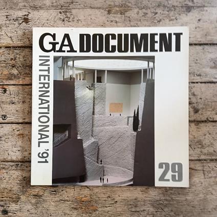 GA (Global Architecture) Document n° 29 (1991) - copertina