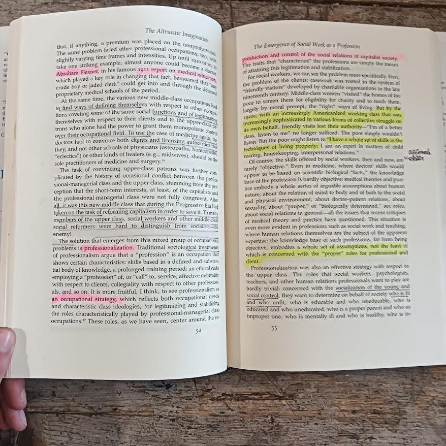 The Altruistic Imagination. A History of Social Work and Social Policy in the United States