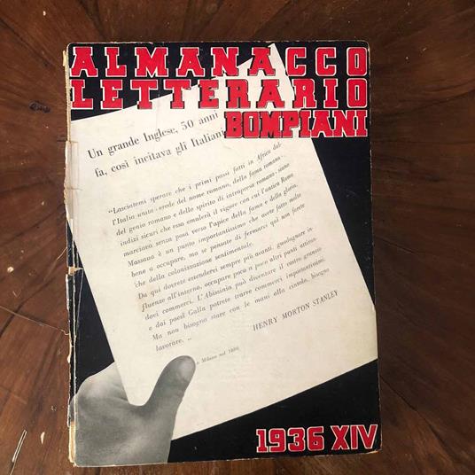 Almanacco letterario Bompiani - copertina