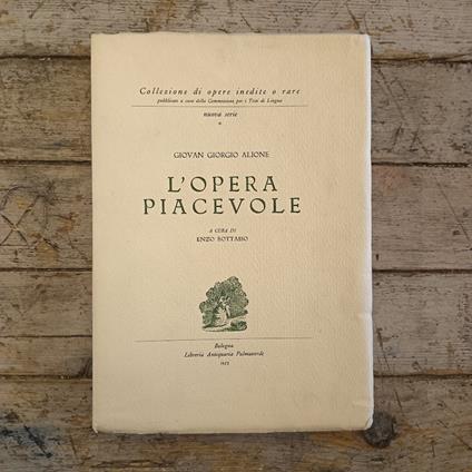 L' opera piacevole - copertina