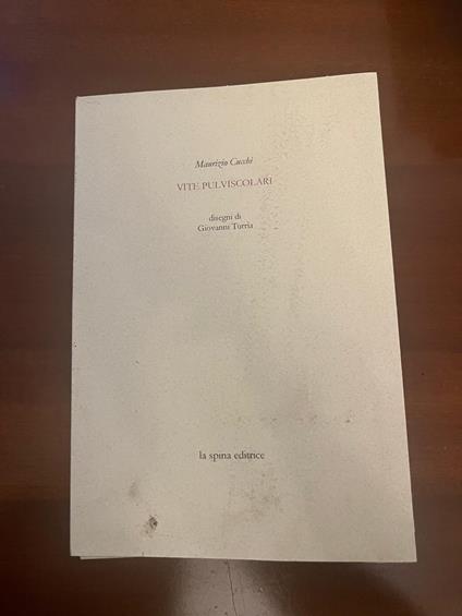 Vite pulviscolari - Maurizio Cucchi - copertina