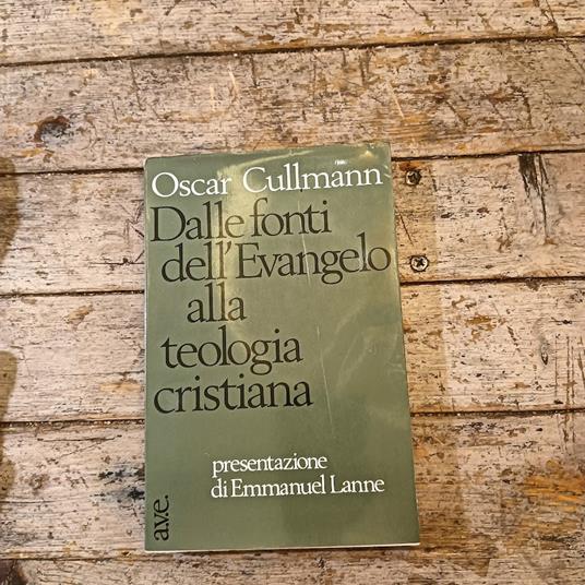 Dalle fonti dell'Evangelo alla teologia cristiana - copertina