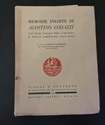 Memorie inedite di Agostino Codazzo sui suoi viaggi per l'Europa e nelle Americhe (1816-1822)