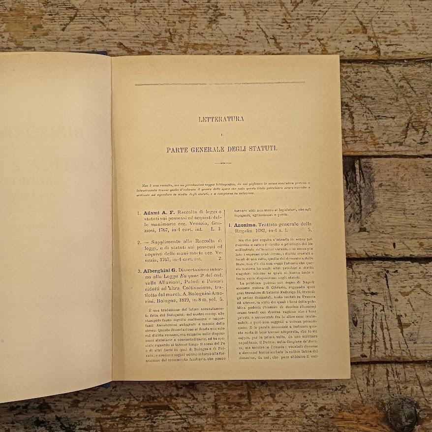 Biblioteca istorica della antica nuova Italia (2 voll. COMPLETO)