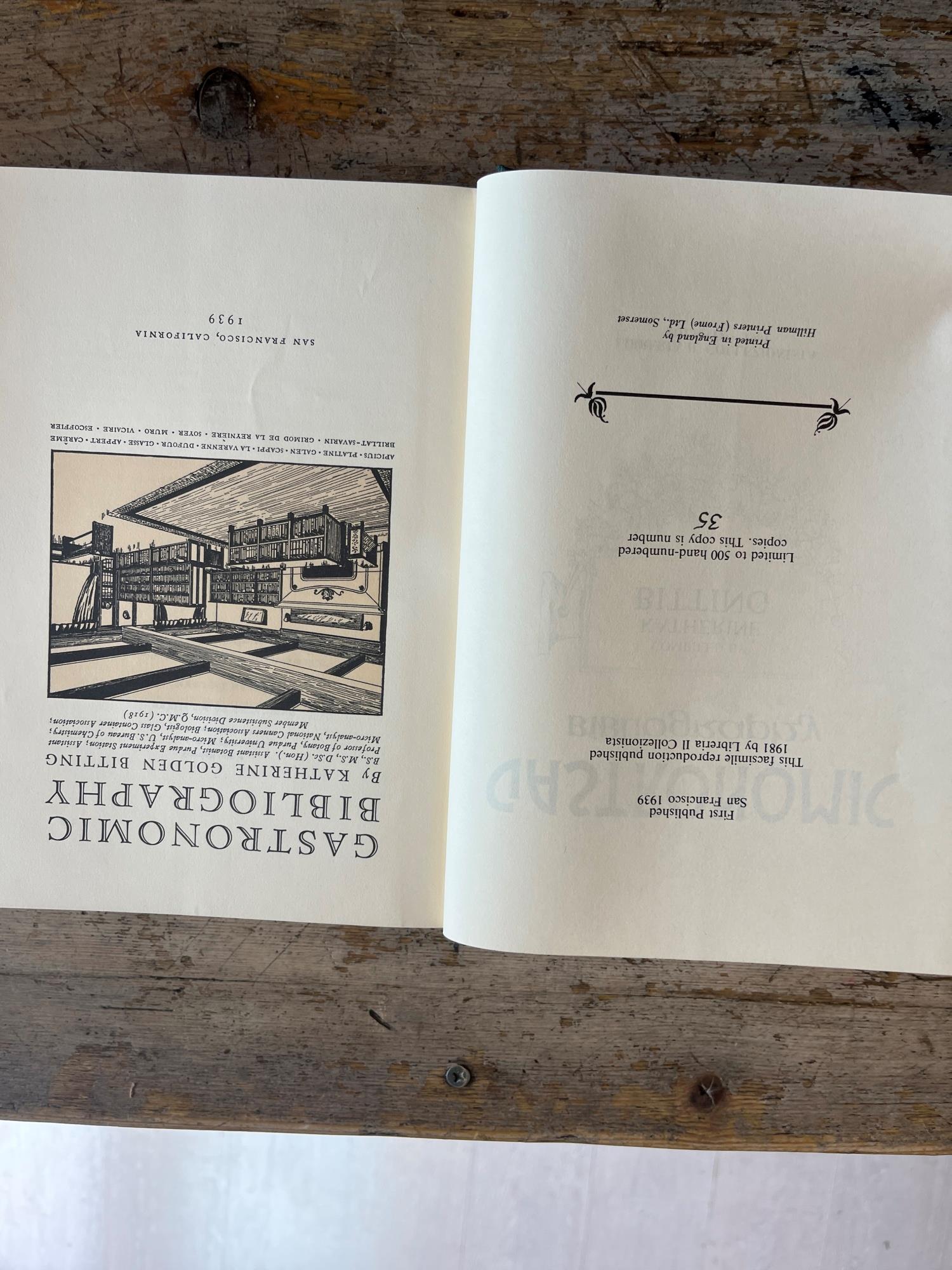 Gastronomic Bíblíography