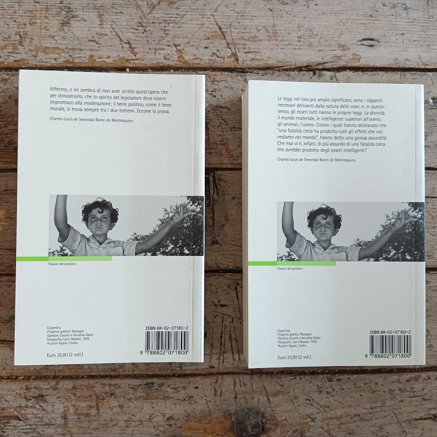Lo spirito delle leggi (2 voll.)