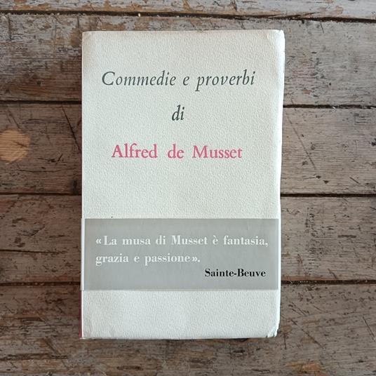 Commedie e proverbi - Alfred de Musset - copertina