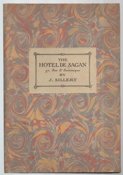THE HOTEL DE SAGAN - monography - copertina