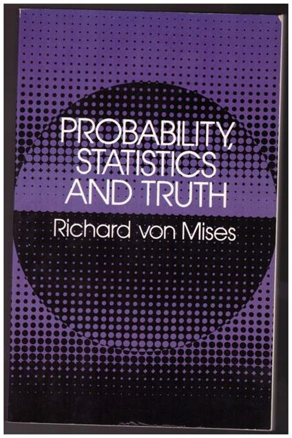 Probability, Statistics And Truth - copertina