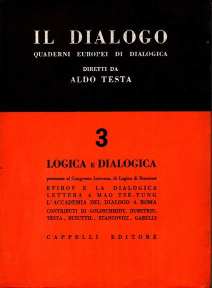 Logica E Dialogica - copertina