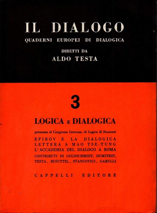 Logica E Dialogica - copertina