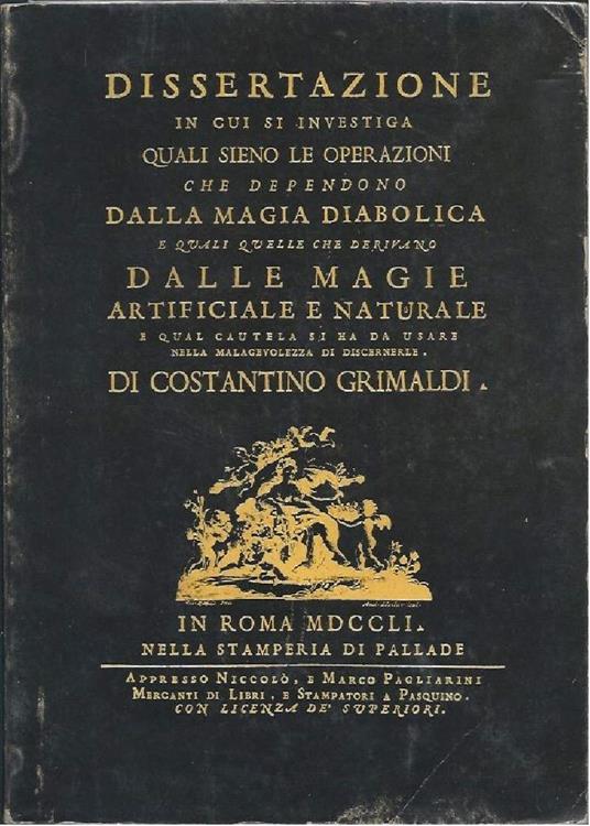 Le Tre Magie - Costantino Grimaldi - copertina