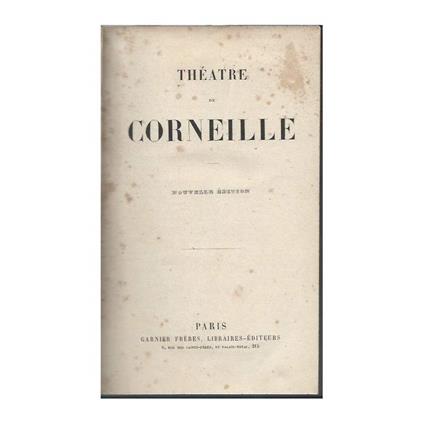 Theatre De Corneille - copertina