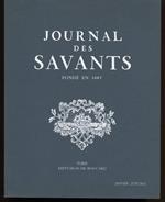JOURNAL DES SAVANTS - Fondé en 1665