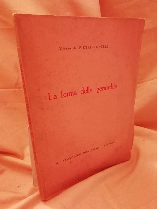 La Forma Delle Gerarchie - copertina