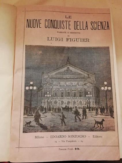 Le Nuove Conquiste Della Scienza - Luigi Figuier - copertina