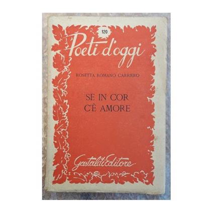 SE IN COR C'è AMORE(anni '50) - copertina