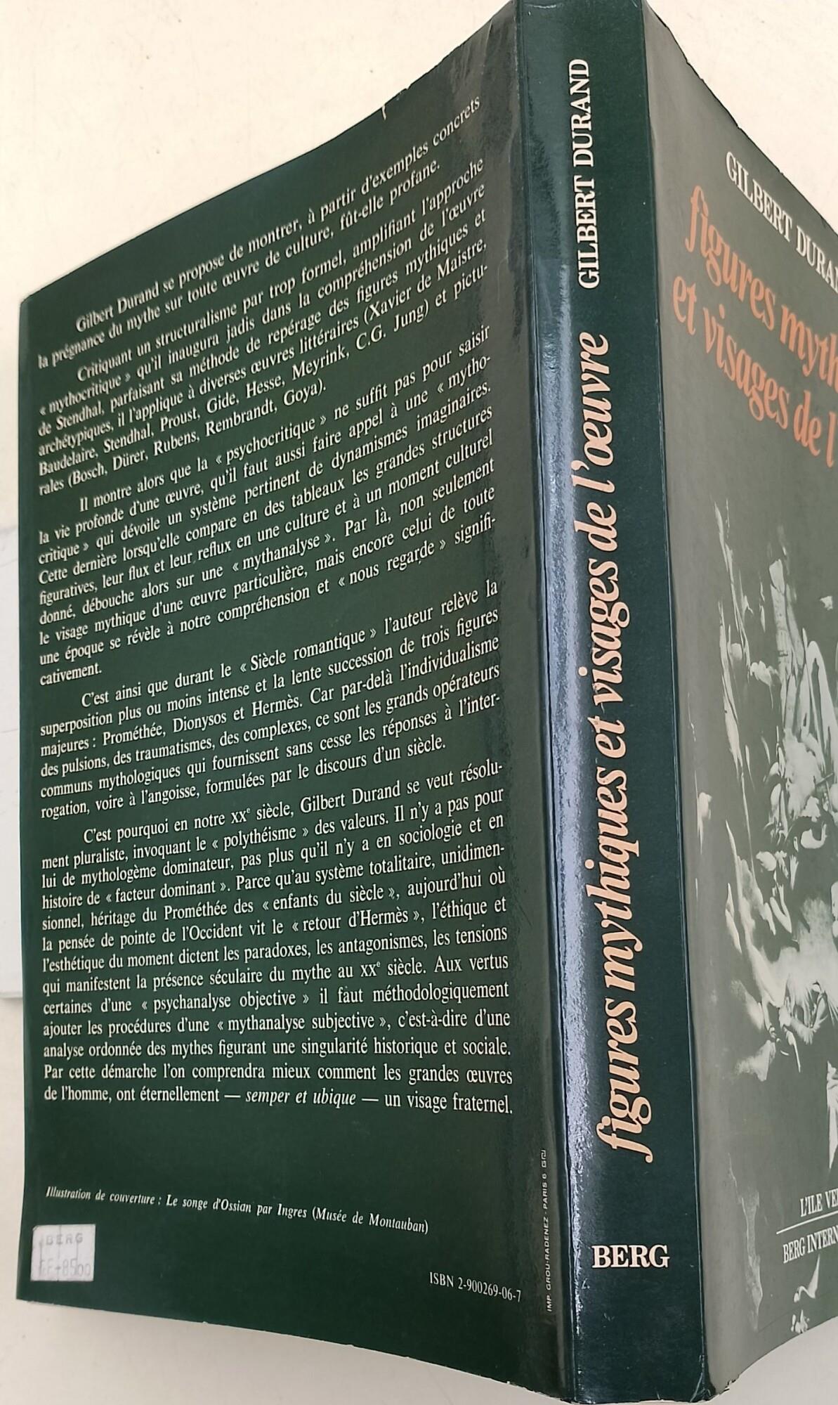 Figures mythiques et visages de l'oeuvre