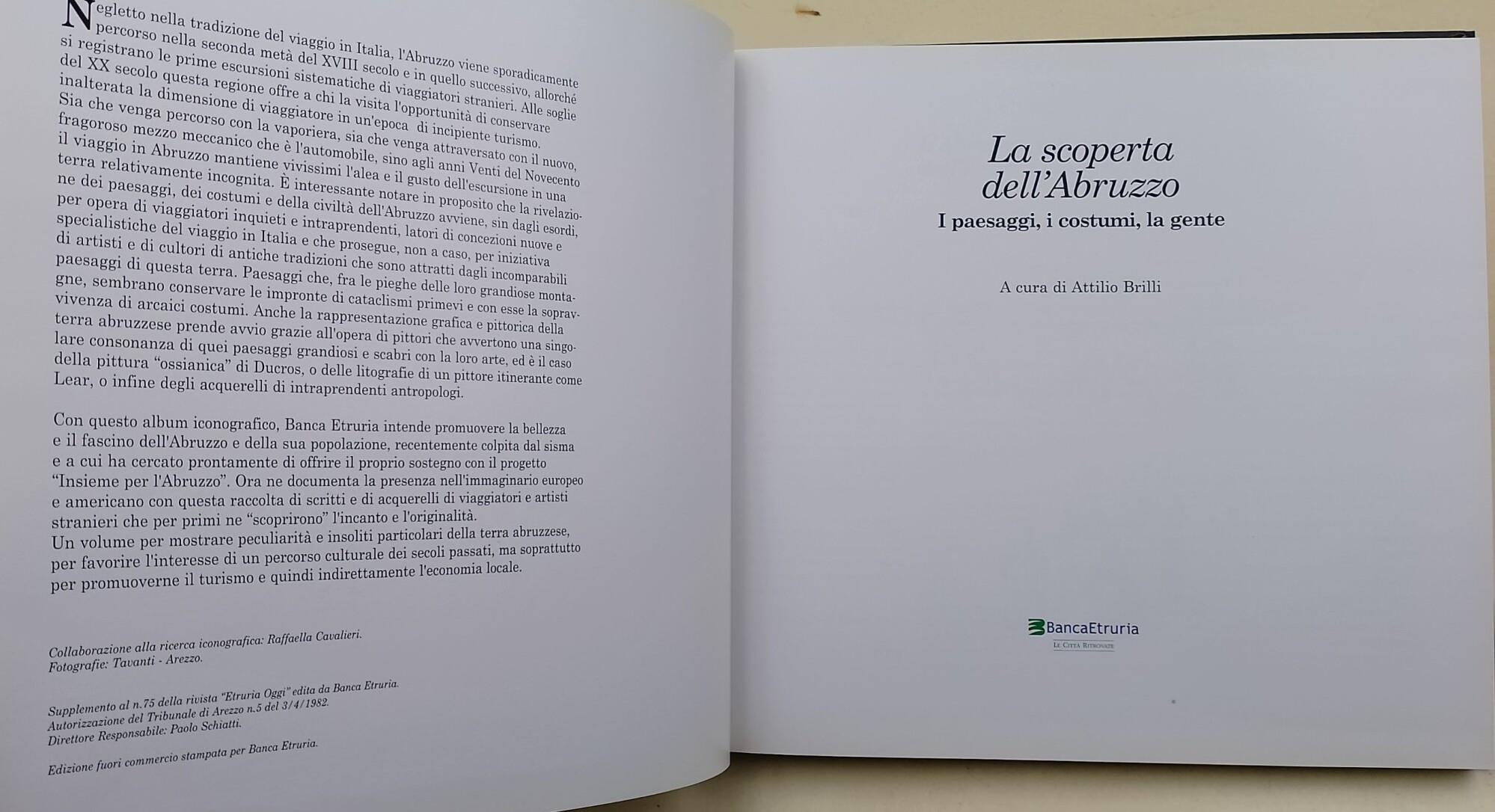 La scoperta dell'Abruzzo-I paesaggi, i costumi, la gente