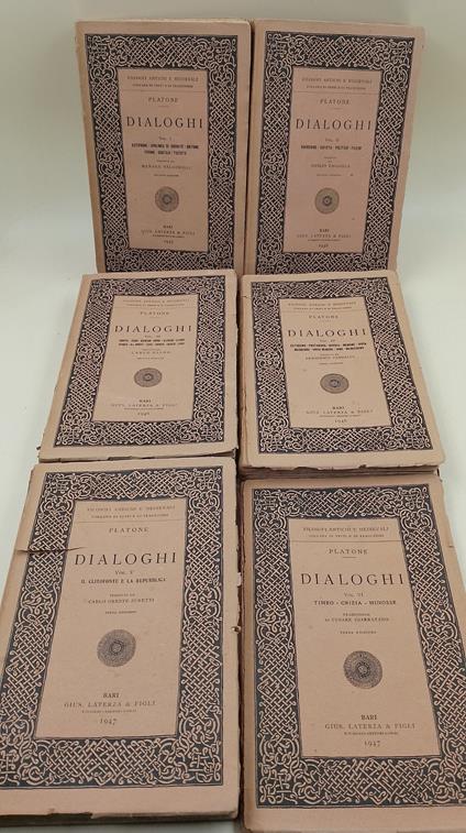 Dialoghi- 6 voll - Platone - copertina