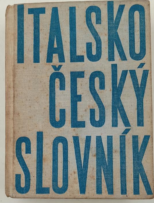 Italsko-Cesky-Slovnik - Jaroslav Rosendorfsky - copertina