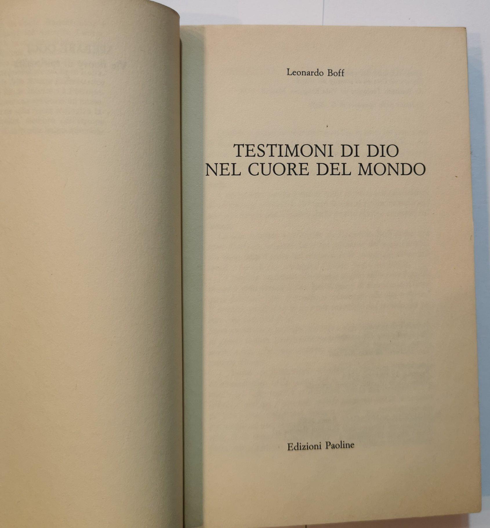 Testimoni di Dio nelcuore del mondo