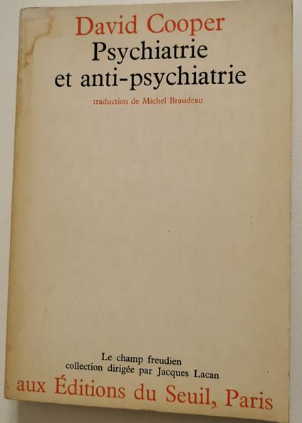Psychiatrie et anti- psychiatrie - David Cooper - copertina