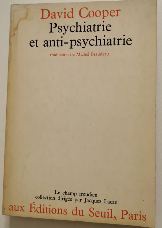 Psychiatrie et anti- psychiatrie - David Cooper - copertina