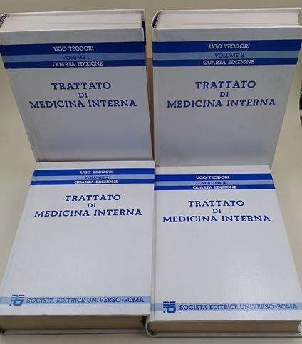 Trattato di medicina interna-4 voll - copertina