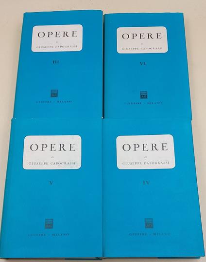 Opere- voll. III-IV-V-VI - copertina
