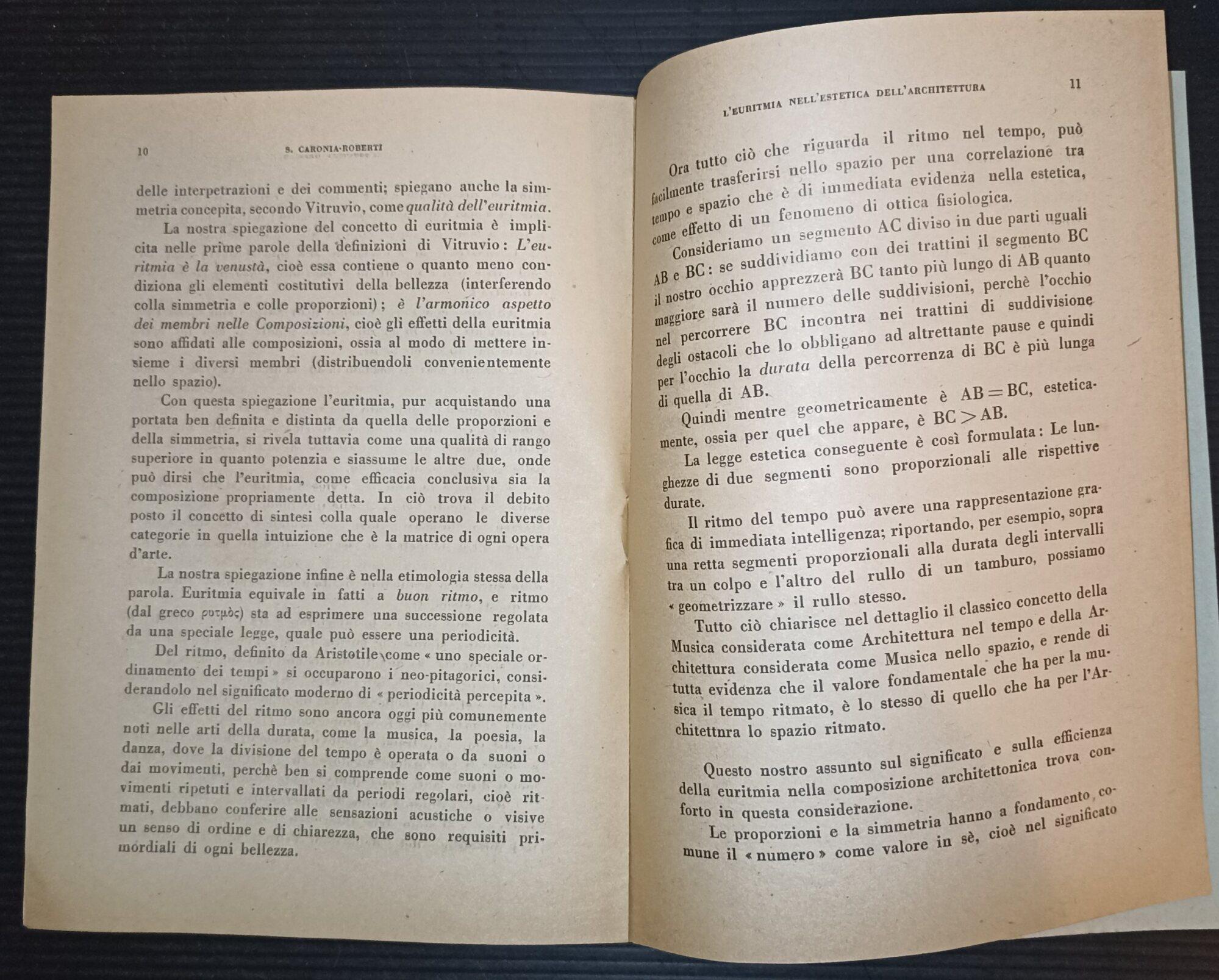 L' euritmia nell'estetica dell'architettura