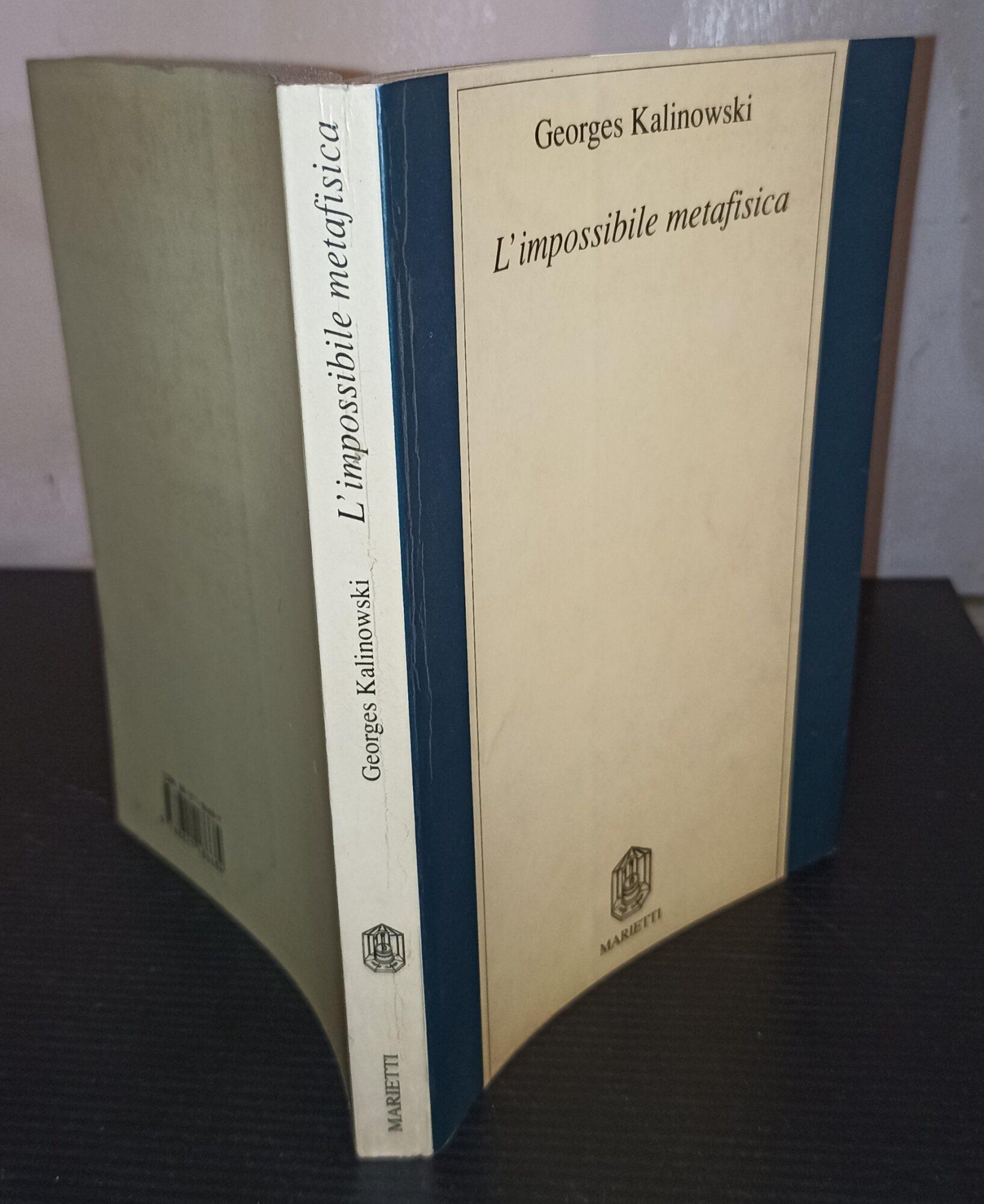 L' impossibile metafisica