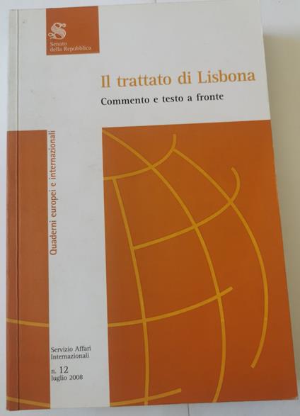 Il trattato di Lisbona - copertina