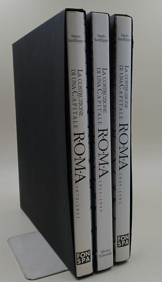 La costruzione di una Capitale-Roma voll. I II e III - Mario Sanfilippo - copertina