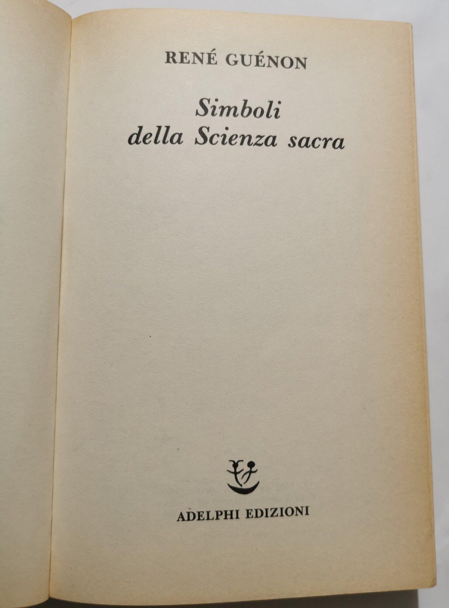 Simboli della Scienza Sacra