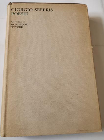 Poesie - Giorgio Seferis - copertina