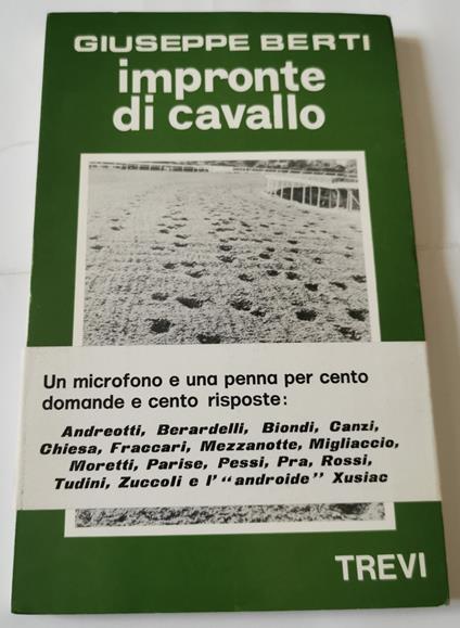 Impronte di cavallo - Giuseppe Berti - copertina