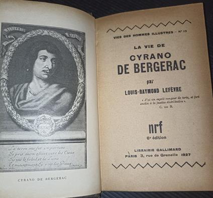 La vie de Cyrano de Bergerac - copertina