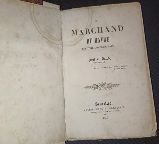 Le marchand du Havre - copertina