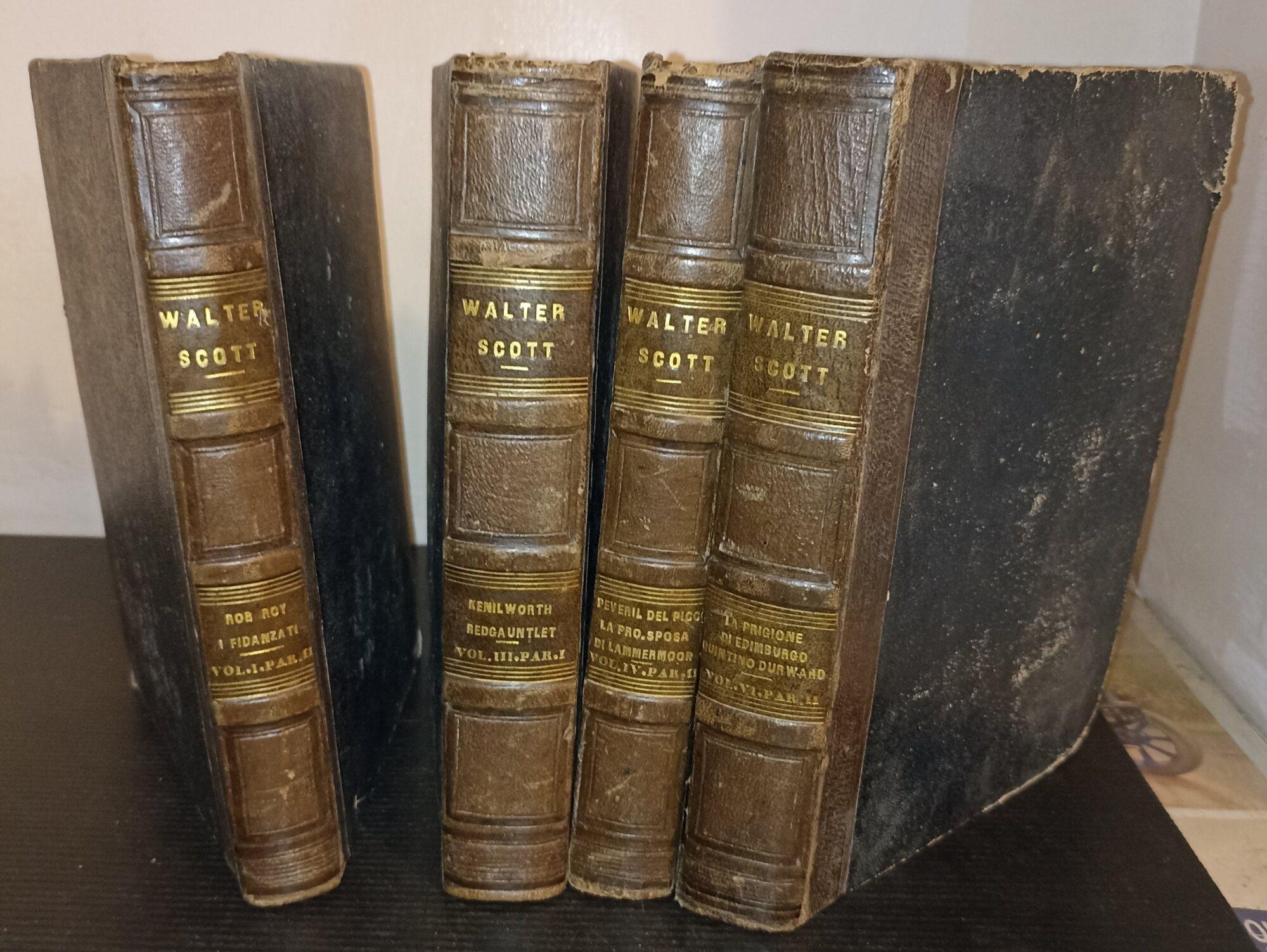 Collezione completa dei romanzi storici di Walter Scott - 4 tomi