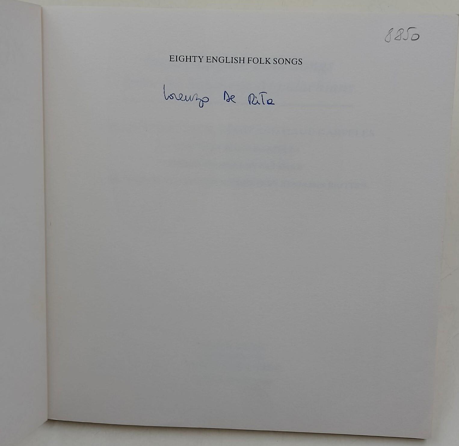 80 English Folk Songs