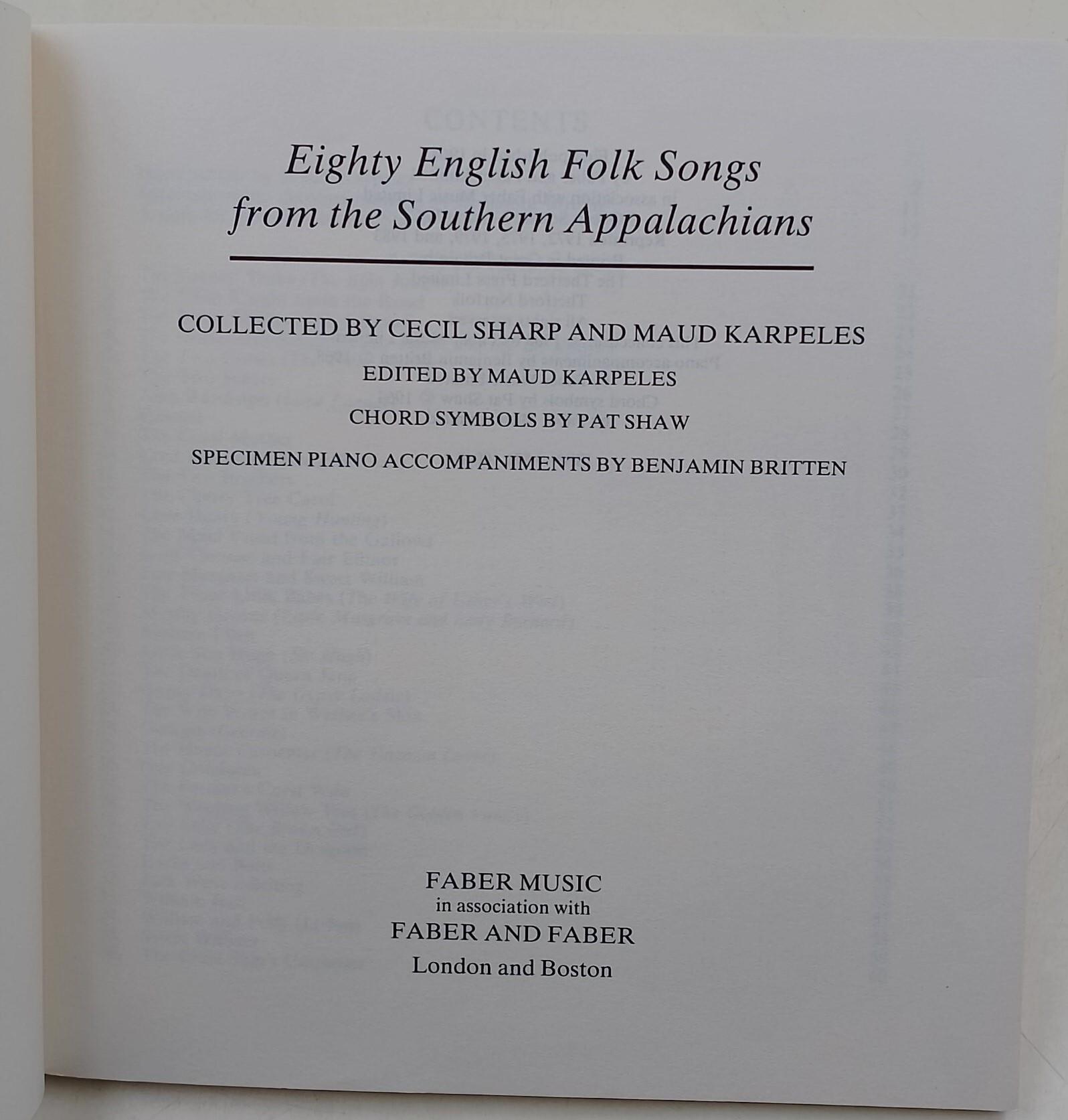 80 English Folk Songs