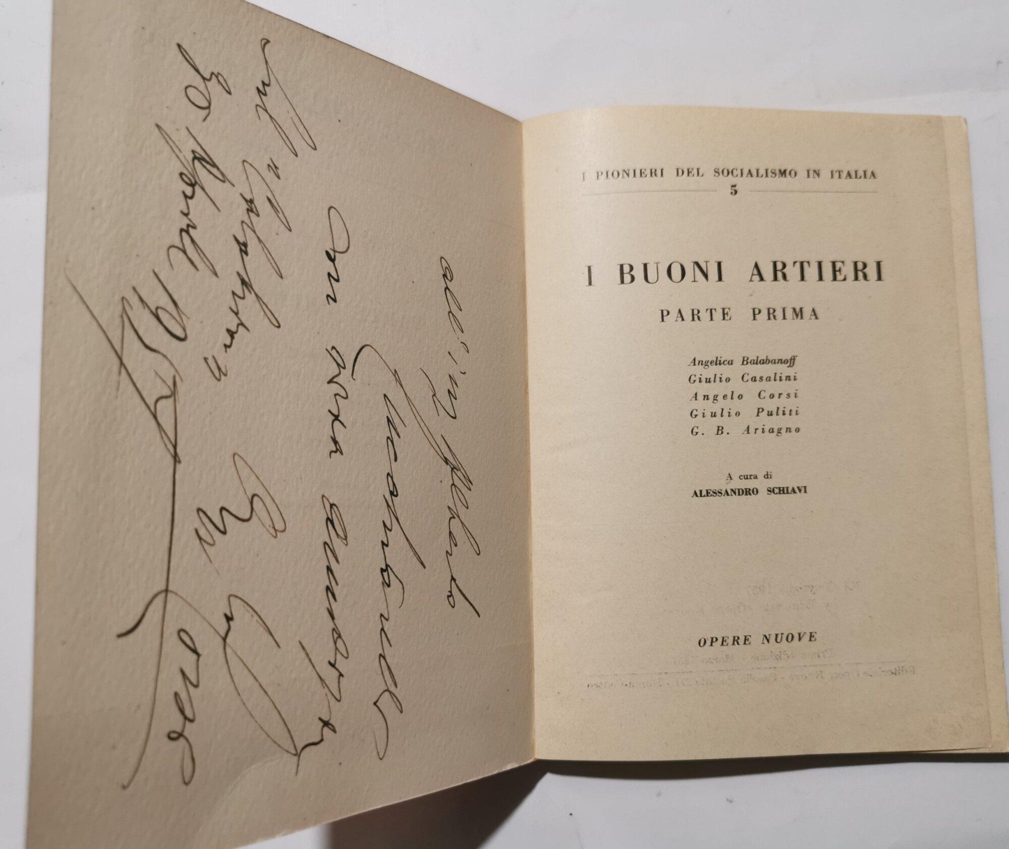 I buoni artieri -Parte prima- A.Babanoff, G.Casalini, A.Corsi, G.Puliti, G.B.Ariagno