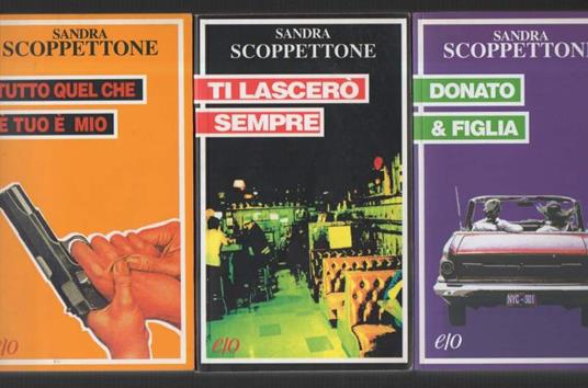 Sandra Scoppettone 3 Volumi - copertina