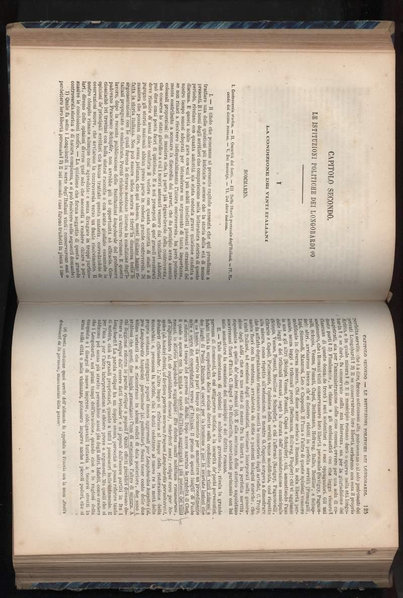 STORIA DELLE DOMINAZIONI GERMANICHE IN ITALIA dal V secolo all'XI secolo(1880)